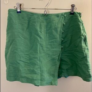 ZARA Green Skort